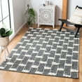 thumbnail image 2 of SAFAVIEH Striped Kilim Delaney Striped Area Rug, Black/Ivory, 4' x 6', 2 of 10