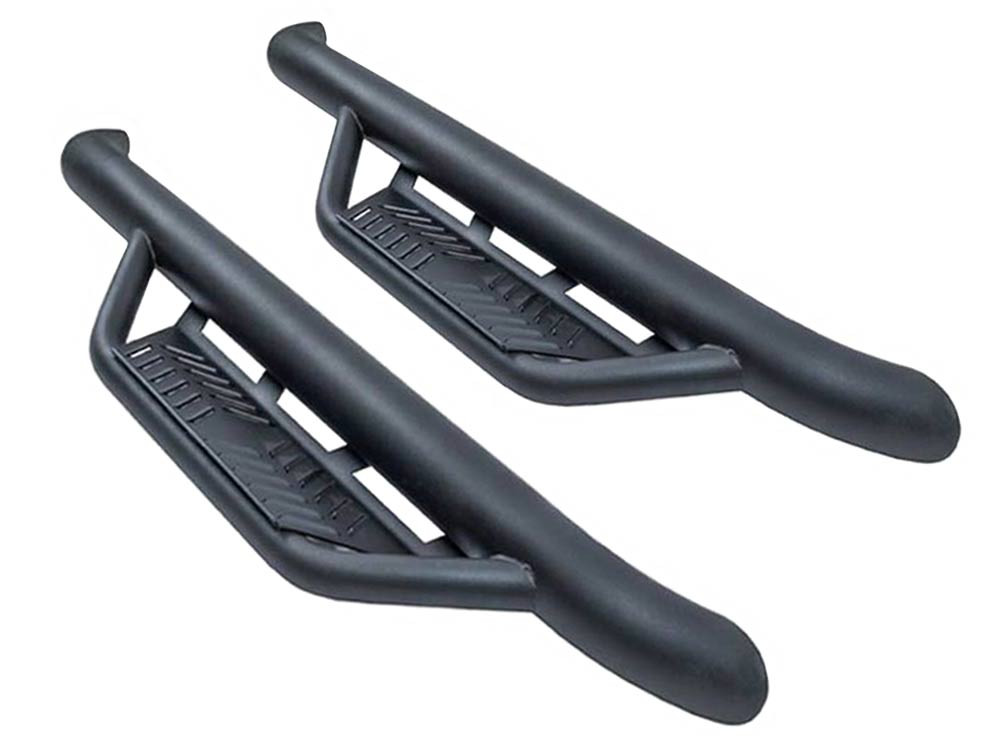 Havoc HS2 Black Hoop Steps Compatible with 20072017 Jeep Wrangler JK 2