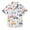 Car Dot Tree, variant on Small Short Sleeve Button Down Shirts Banana Leaf Casual Shirt 3-10 Years