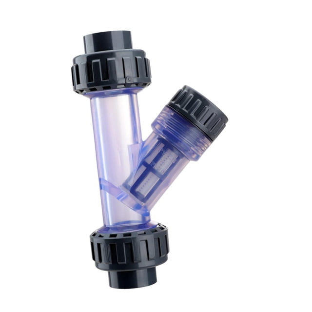 DimyFew Pipeline Y Filter Household Water Purifier Pipe Strainer Transparent Body Removable Stainless Steel Compatible Easy Installation Suitable for industrial use gift giving home 4 mm
