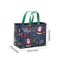thumbnail image 3 of Hiroekza Christmas Decorations, Christmas Gift Bag Portable Gift Bag Christmas Non-woven Bag Shopping Bag Christmas Gifts for Kids, 3 of 6