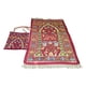 thumbnail image 3 of Alfombra de oración musulmana, alfombras con bolsa de transporte, elegante, alfombra de suelo rectangular Rojo, 3 of 8