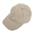 thumbnail image 1 of Gorra de béisbol vintage con diseño de corazón lindo Protección solar Sombrero al aire libre Gorras de estilo retro de moda, 1 of 4