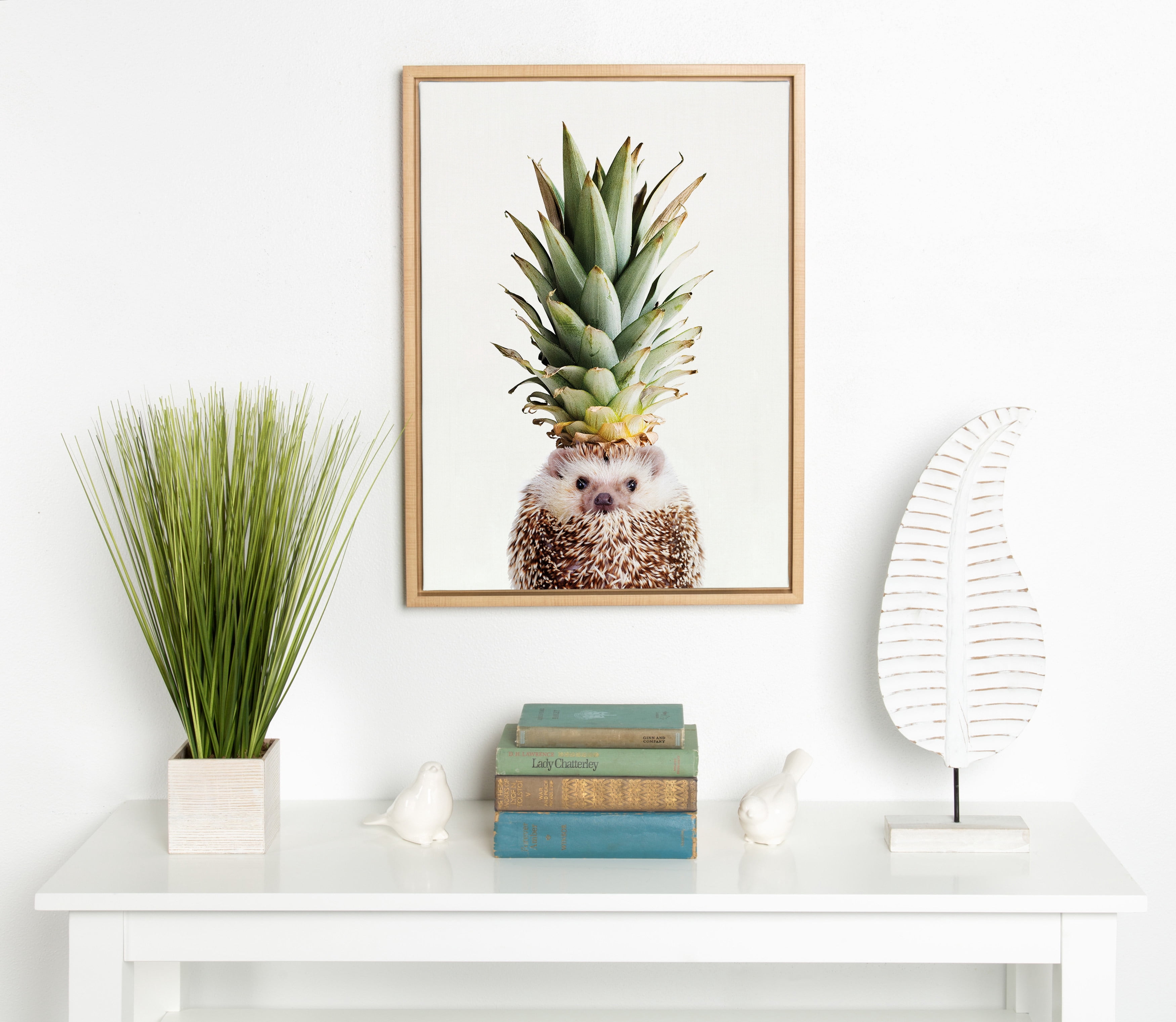 DesignOvation Animals Framed Canvas Art Print, 18" x 1.63"