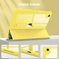 thumbnail image 3 of Fintie Hybrid Slim Case for iPad (A16) 11th Generation 11 Inch (2025), iPad 10th Generation 10.9 Inch (2022), with Clear Transparent Back, Sunflowers, 3 of 11