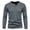 Gray, variant on Mens Long Sleeve T-Shirt Waffle Knit Three Button Henley Long Sleeve Tee Solid Soft Stretch Everyday Basic Shirt