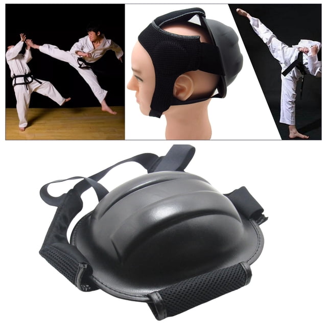 Casco de boxeo, cubierta acolchada de protección de espuma, cobertura de la espalda de la cabeza, casco de Kickboxing, casco de Muay Thai para karate, shamjiam Casco de boxeo