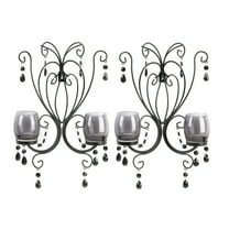 Midnight Elegance Wall Sconces