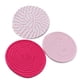 thumbnail image 3 of Tabla de mesa anti-escaldada Pote redondo Aislamiento térmico Braiding Placa de algodón Almohadilla Lavable Cena Lavable Colocación de Cocina Fiestas Holiday 3pcs / Set Pink seitruly HA010159-02, 3 of 6