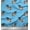 Light Blue, variant on Soimoi Silk Fabric Basset Hound Dog Decor Fabric Printed Yard 42 Inch Wide
