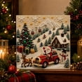 thumbnail image 5 of DIY Christmas Diamond Painting Kit with Frame, Pearl Bead Dot Art Craft for Adults Beginners, Handmade Holiday Wall Decor and Gift Project, 5 of 7