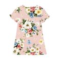 thumbnail image 3 of RXIRUCGD 2025 Vêtements d'Été pour Enfants 3-12 Ans Mode Imprimée Pyjama Rêveur Mi-Mollet Chemise de Nuit, 3 of 4