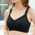 thumbnail image 2 of Sngxgn Bra for Women - V Neck Low Impact Wireless Sports Bra Yoga Padded Workout Bra(Black,90E), 2 of 6