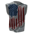 thumbnail image 4 of Sopiago Mens Muscle Tank Top We The People American Flag 4th of July Shirts for Men Independence Day Sleeveless Tee Tops Grey,XXL, 4 of 4