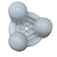 thumbnail image 1 of Tachiuwa Chaise de Massage Composant de Balle Rotative Pièce de Rouleau d'Épaule Pièce de Modification Diamètre 9 cm, 1 of 9