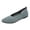 Cyan, variant on Womens Pointed Toe Flats Foldable Soft Knit Ballet Slip On Shoes Work Office Casual Walking Dressy Flats Shoes,Black Size 36
