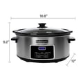 thumbnail image 2 of 8qt Large Programmable Slow Cooker-Grey, 2 of 5