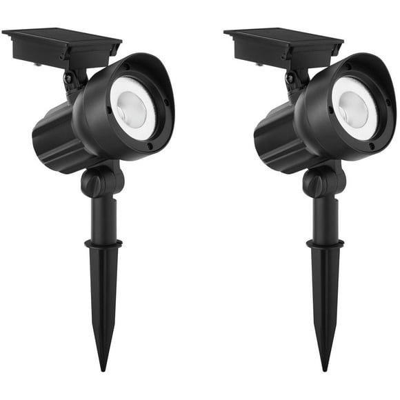 Mainstays Spotlight Set, MS 2PK 30L SOLAR SPOTLIGHT