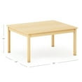 thumbnail image 5 of Guidecraft EdQ Toddler Table - Natural: Rectangle Wooden Activity Table, 30"x36", 18" Height | Kids Desk for Preschool, Daycare, Classroom & Playroom, 5 of 5