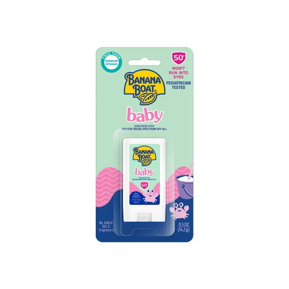 Banana Boat Simply Protect Baby Sunscreen Stick SPF 50 , 0.5 oz