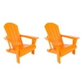 thumbnail image 3 of Paradise Outdoor Folding Poly Adirondack Chair (Set of 2), 3 of 9