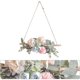 thumbnail image 3 of onlyliua para Interior/Exterior Decoración de Flores Artificiales Estilo Corona de Flores Decorativa Colgante de Pared, 3 of 6