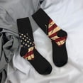 thumbnail image 5 of Cauagu Patriotic USA Butterfly Art Print Crew Socks for Women and Men,Adult Athletic Running Socks 1-Pair Sports Socks Work Gear Socks with Moisture Wicking, 5 of 6