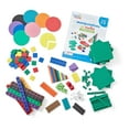 thumbnail image 2 of hand2mind Take Home Math Manipulatives Kit for Kids Grade 3-5, with Snap Cubes, Base Ten Blocks, Cuisenaire Rods, Angle Circles, and Color Tiles, Homeschool Supplies (315 Pieces), 2 of 4