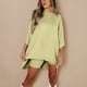 thumbnail image 1 of ICHUANYI Liquidación Camisetas de Manga Corta con Cuello Redondo de Verano para Mujer Pantalones Cortos Ropa cómoda para el hogar Conjuntos de Traje de Dos Piezas ICHUANYI WER202308254696, 1 of 7