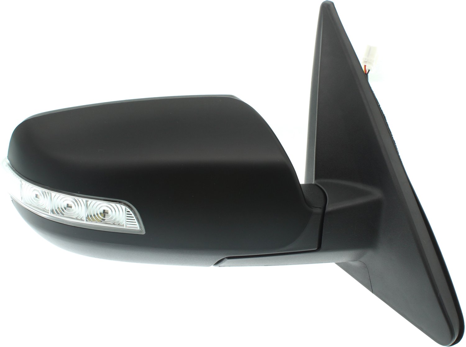 Mirror Compatible With 2011-2015 Kia Sorento Right Passenger Side Heated In-Housing Signal Light Paintable Kool-Vue
