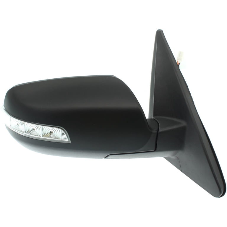 Kool Vue Driver Side Power Folding Mirror For Kia Sportage 2011-2016 - With Signal Light, Paintable Cap