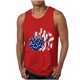 thumbnail image 1 of Tanques para Hombre para el Verano Solto Chaleco Impresión Deportivo Cuello Redondo, Casual, 1 of 3