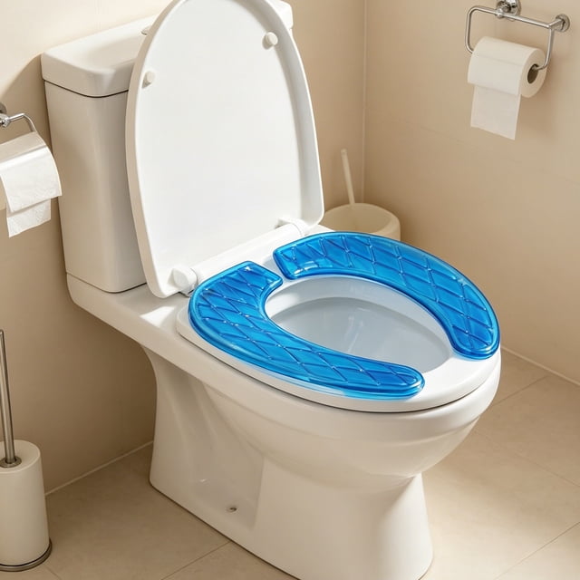 shyuyusa Fleece Bathroom Rug, Water Absorbent Non Slip Mat, Plush Ground Pad for Restroom Shower Room Entryway