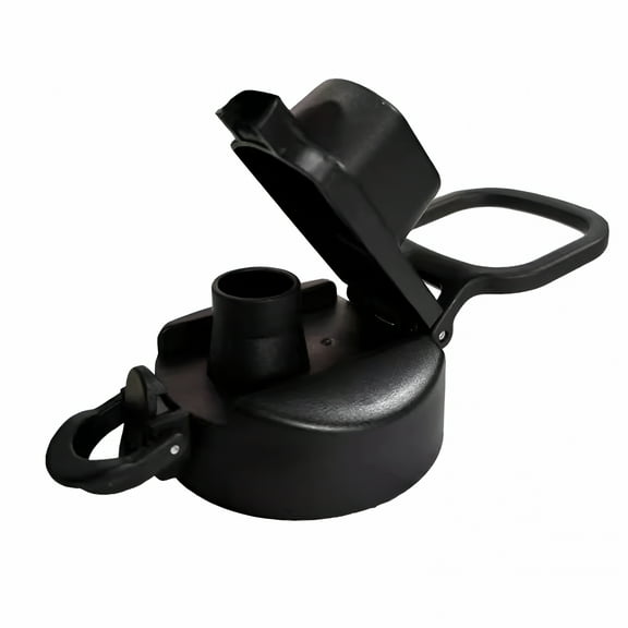 ACDANC Auto Flip Lid for Wide Mouth Sports Water Bottle, Replacement Lid with Button Lock Spout Lid for Wide Mouth 12 18, 32, 40, 64Oz, Cap Accessories