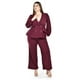 thumbnail image 1 of Conjunto sastre con botones Roman Fashion /Tallas Extras, 4369 (Vino) vino 38, 1 of 7