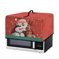 thumbnail image 7 of TSOVTHRID Santa Claus Snowman Reindeer Print Air Fryer Toaster Oven Dust Cover, Protective Countertop Microwave Oven Cover for Home Indoor Christmas Decor, 20.9"W x 15.7"D x 12.4"H, L, 7 of 7