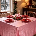 thumbnail image 4 of Sequin Tablecloth 47.24 x 47.24 Inches, Sparkling Polyester Table Cover for Wedding Birthday Party Events, Glitter Decorative Table Linen for Halloween Thanksgiving Christmas Home Decor, 4 of 7