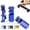 Blue, variant on Stair Gauge For Circular Saw, Aluminum, Hexagonal Lock Layout Tool With Holder And Hook, For Carpentry, Rafter Layout, And Circular Saw Guide