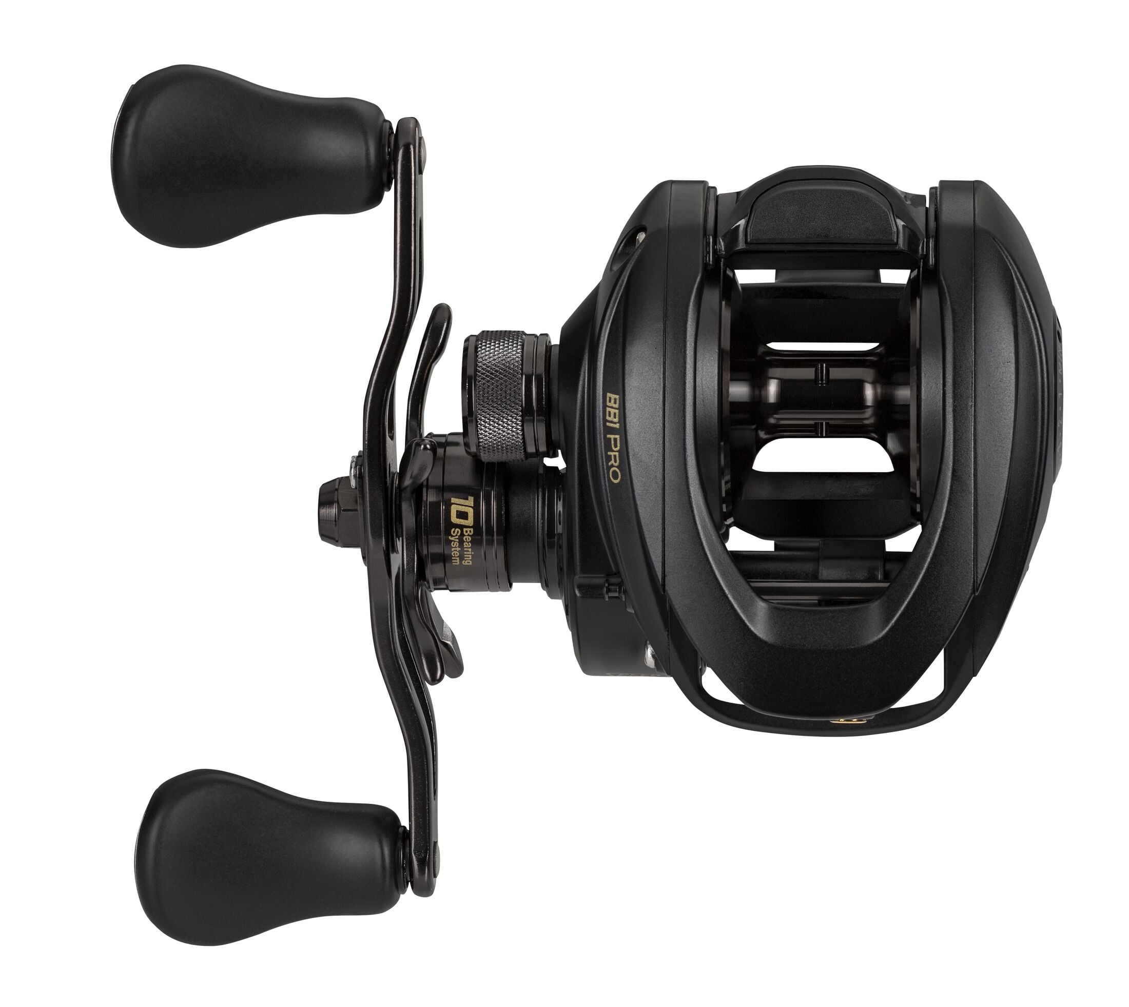 Lew's BB1 Pro Baitcast Fishing Reel, 6.2:1 Gear Ratio, Right-Hand Retrieve, Black
