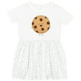 thumbnail image 3 of Inktastic Cute Kawaii Cookie Girls Toddler Dress, 3 of 5