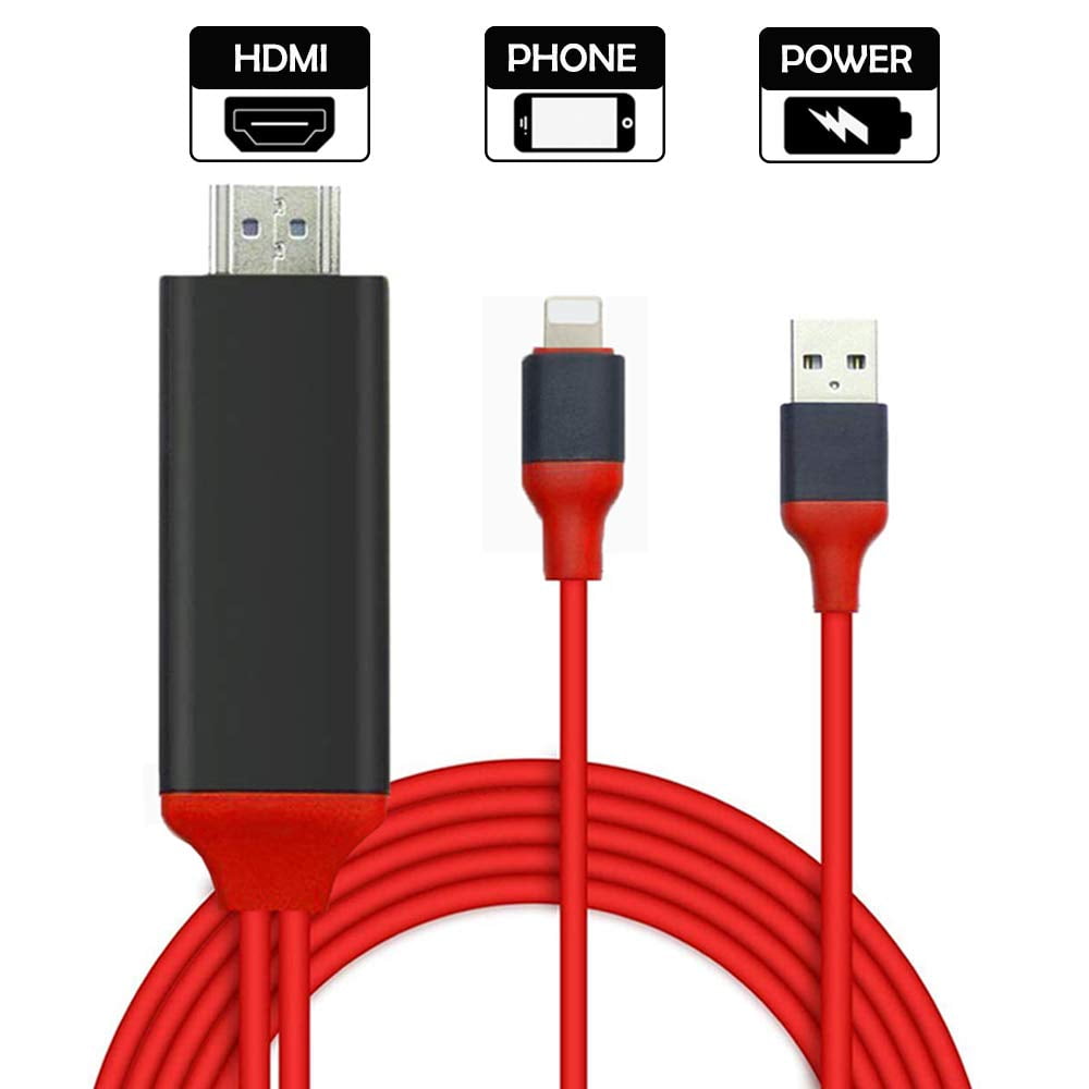 Compatible with iPad iPhone to TV HDMI Adapter,1080P High Resolution - Ver Ipad En Tv Con Cable Hdmi