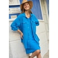 thumbnail image 5 of Woman Within Plus Size Cotton Gauze Bigshirt, 5 of 6
