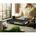 thumbnail image 3 of Joseph Joseph Duo Stainless Steel Expandable Dish Drying Rack with Removable Cutlery Drainer – Adjustable Dish Rack for Kitchen Countertop, Rust-Resistant, Space-Saving, 3 of 7