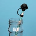 thumbnail image 4 of Fiudx Tapa de Silicona con Forma de Calavera para Pajita, Diseño a Prueba de Fugas, Apta para Lavavajillas, Ideal para Fiestas de Halloween, Compatible con Vasos de Varios Tamaños, Silicona de Grado, 4 of 5