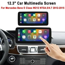 12.3 inch Car Screen Multimedia for Mercedes Benz E Class W212 with NTG4.5/4.7 System 2012-2015 Car TouchScreen Wireless CarPlay Android Auto Car Stereo Multimedia Radio Receiver Bluetooth