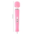 thumbnail image 3 of Wired Powerful Handheld Electric Back Massager with 10 Pulse Settings, Strong Personal Vibrations Massage for Sports Recovery, Muscle Aches, Body Pain(Red), 3 of 7
