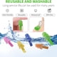 thumbnail image 3 of Pinza nasal para nadar - evita que entre agua en la nariz - fácil de poner - sin presionar - resistente al agua de silicona - pinza nasal con caja de almacenamiento que incluye tapones para los oídos Xemadio 221395-1, 3 of 8