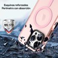 thumbnail image 3 of Funda TEKKU Matte Color para iPhone 15 PLUS Trans Rosa compatible con MagSafe, 3 of 5
