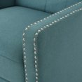 thumbnail image 4 of Mid Century Modern Teal Recliner for Adults, 4 of 7