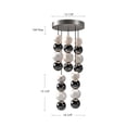 thumbnail image 4 of MP321805PN-Kuzco Lighting-Onyx - 45W 5 LED Pendant-15.13 Inches Tall and 14.63 Inches Wide-Polished Nickel Finish, 4 of 7